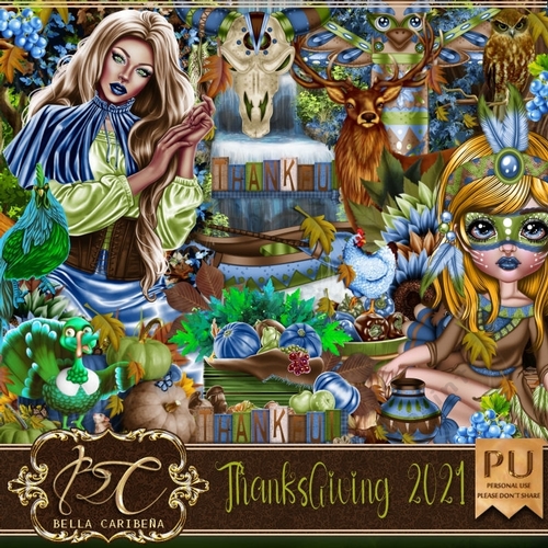 ThanksGiving 2021, kit from Bella Caribeña