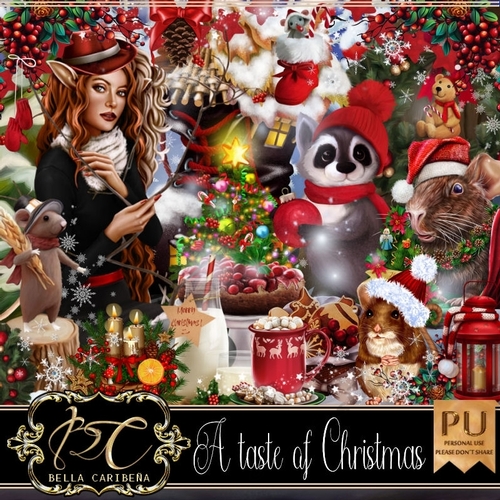 A Taste of Christmas, kit from Bella Caribeña 