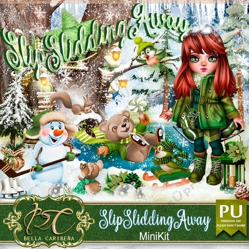 Slip slidding away, mini kit from Bella Caribeña 