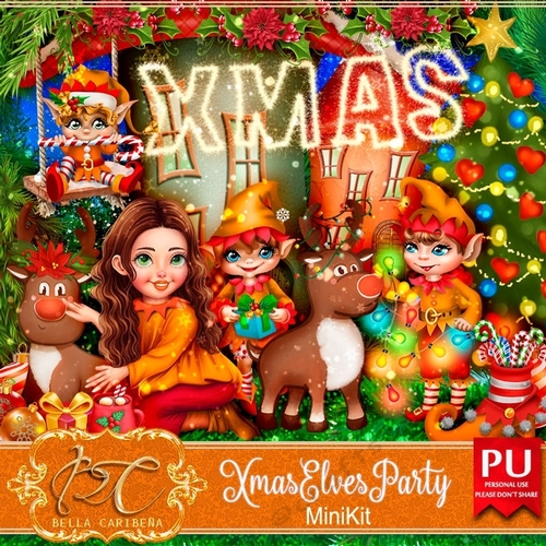 Xmas Elves Party, mini kit from Bella Caribeña