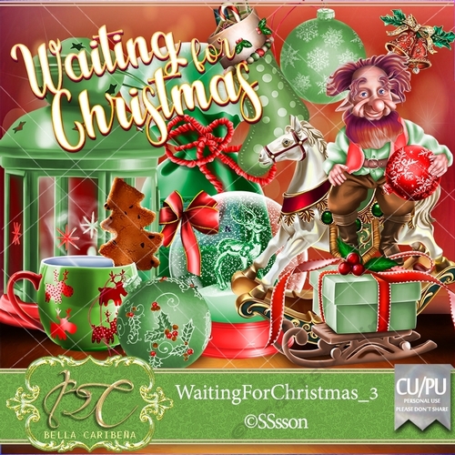 Waiting Christmas CU/PU PK3, from Bella Caribeña
