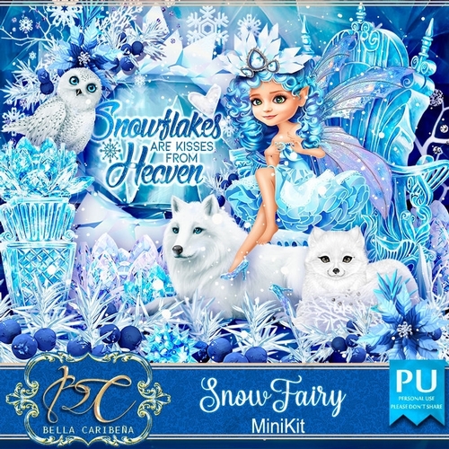 Snow Fairy, mini kit from Bella Caribeña