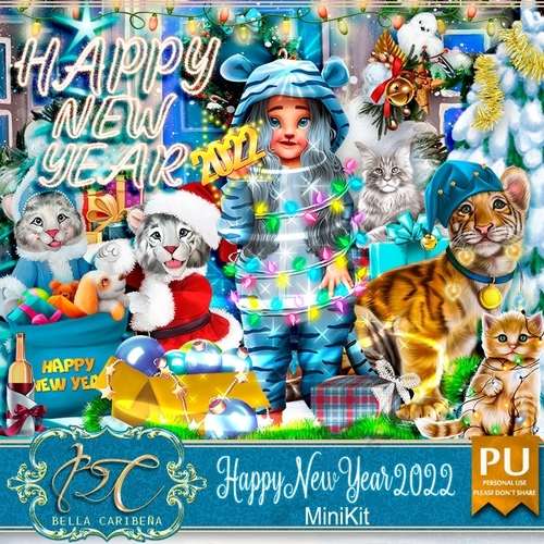 Happy New Year 2022, mini kit from Bella Caribeña 