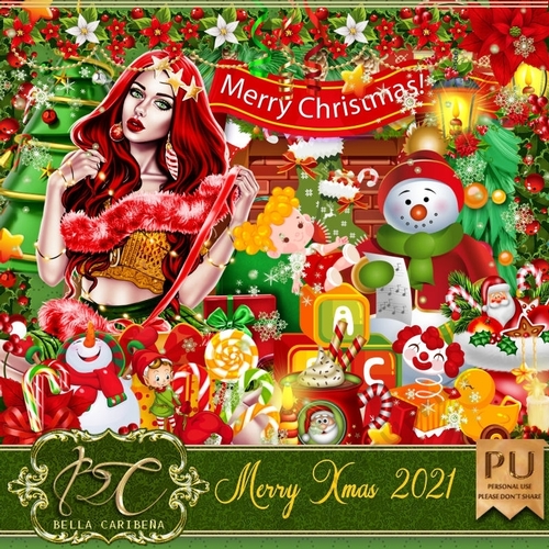 Merry Xmas 2021  kit from Bella Caribeña 