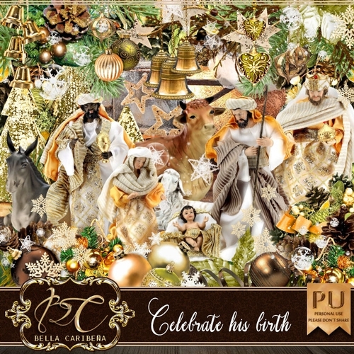 Celebrate His Birth, kit from Bella Caribeña 