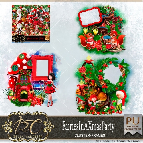 Fairies in Xmas CF8, from Bella Caribeña 