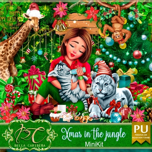 Xmas in the Jungle, mini kit from Bella Caribeña 