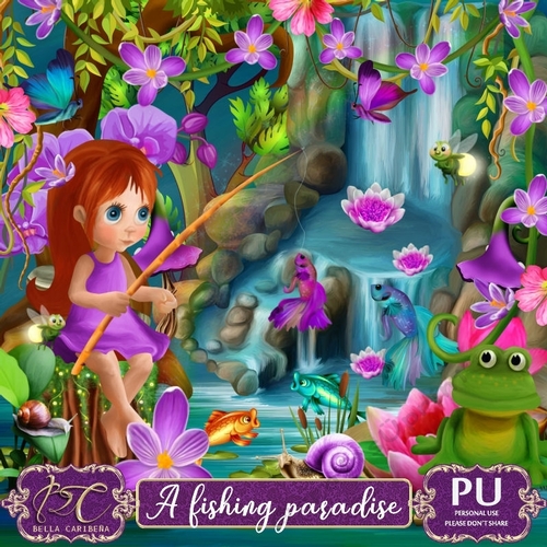 A Fishing Paradise, kit from Bella Caribeña 