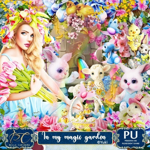 In My Magic Garden, kit from Bella Caribeña 