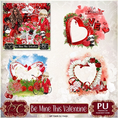 Be Mine This Valentine CF7,  from Bella Caribeña 