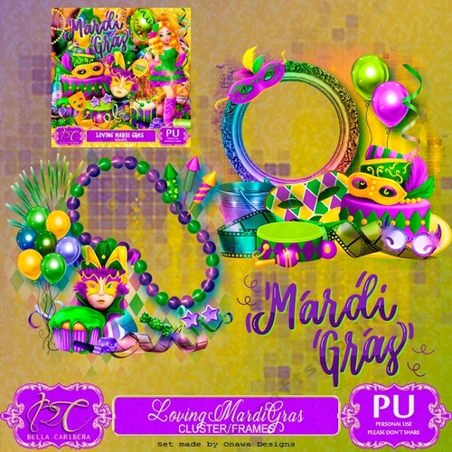 Loving Mardi Gras CF8,  from Bella Caribeña 