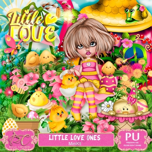 Little Love Ones, mini kit from Bella Caribeña 