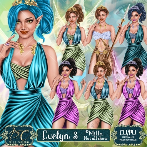 Evelyn 3 CU/PU, from Bella Caribeña 