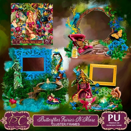 Butterflies, fairies n more CF8, from Bella Caribeña 