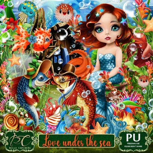 Love Under the Sea, kit from Bella Caribeña 