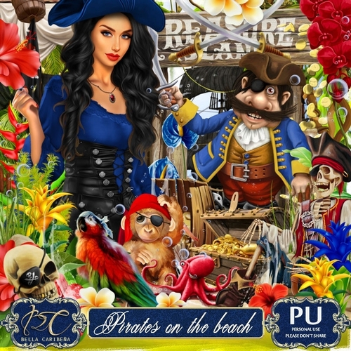 Pirates on the Beach, kit from Bella Caribeña 