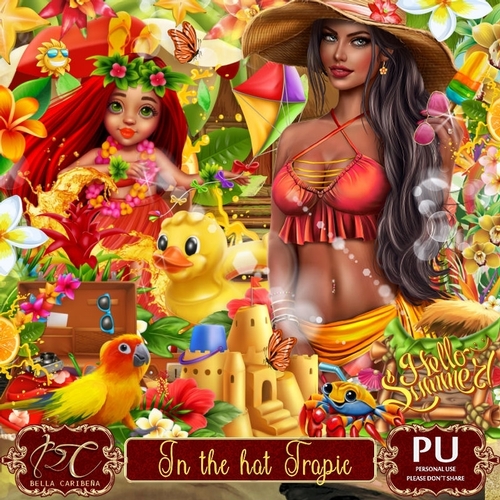 In The Hit of the Tropic, kit from Bella Caribeña 