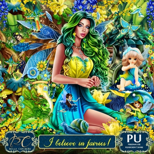 I Believe in Fairies, kit from Bella Caribeña