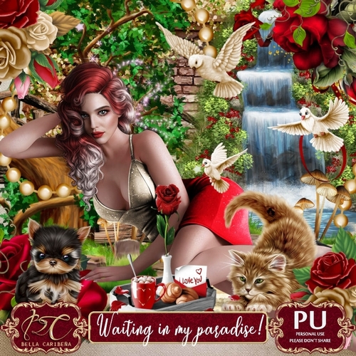 Waiting in my Paradise, kit from Bella Caribeña