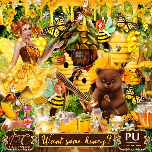 Want some honey, kit from Bella Caribeña