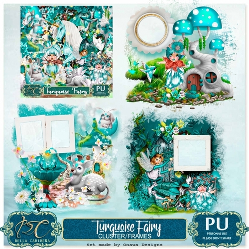 Turquoise Fairy CF8 from Bella Caribeña 