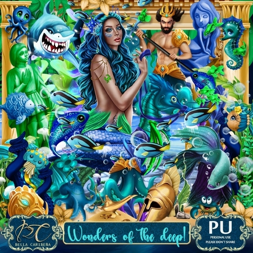 Wonder of the deep, kit from Bella Caribeña 