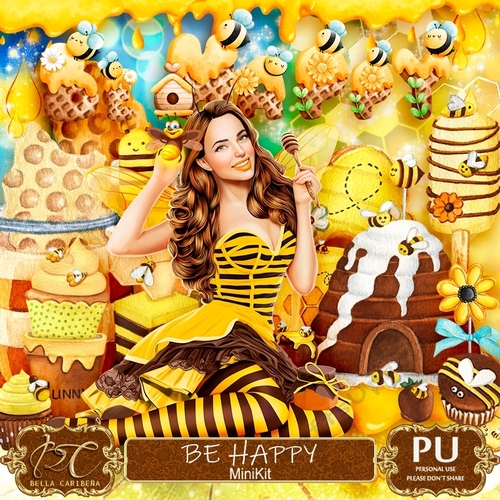 Bee Happy, mini kit from Bella Caribeña
