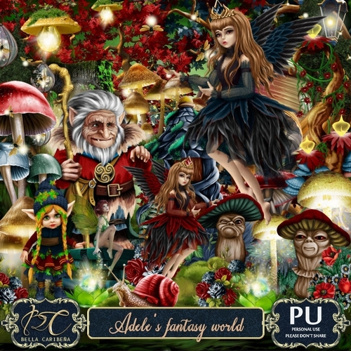 Adeles Fantasy World, kit from Bella Caribeña
