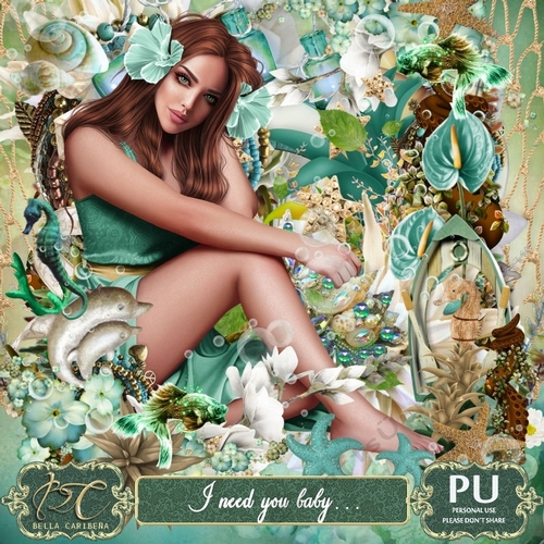 I Need you Baby, kit from Bella Caribeña