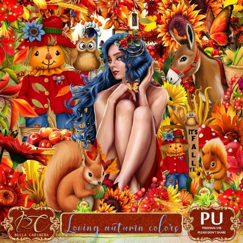 Loving Autumn Colors, kit from Bella Caribeña 