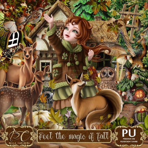 Feel the magic of fall, kit from Bella Caribeña 