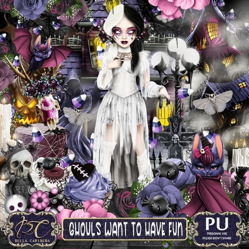 Ghouls want to have fun, kit from Bella Caribeña 