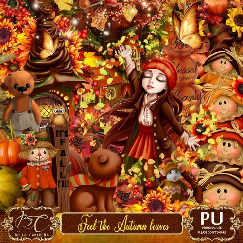 Feel the autumn leaves, kit from Bella Caribeña 