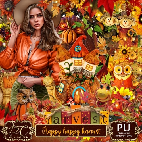 Happy, happy harvest, kit from Bella Caribeña 