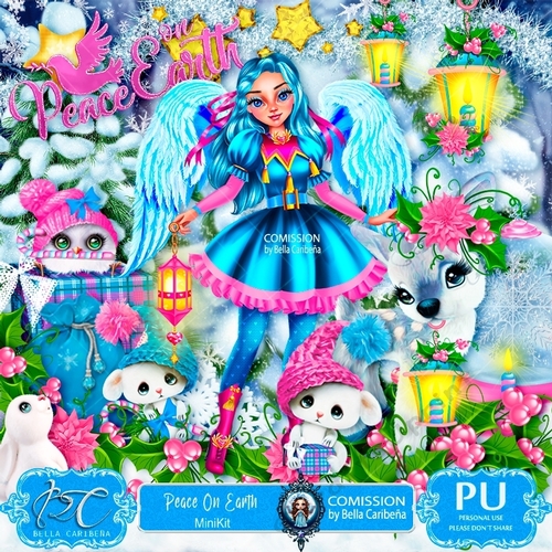 Peace on the earth, mini kit from Bella Caribeña 