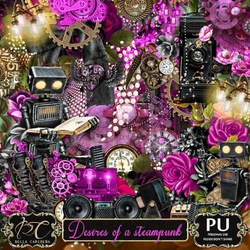 Desires Of A Steampunk, kit from Bella Caribeña 