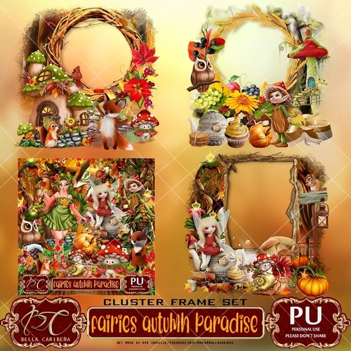 Fairies Autumn Paradise CF5, from Bella Caribeña 