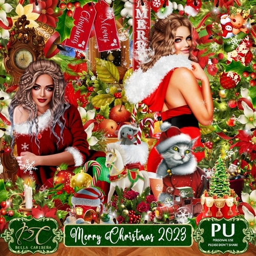 Merry Christmas 2023, kit from Bella Caribeña