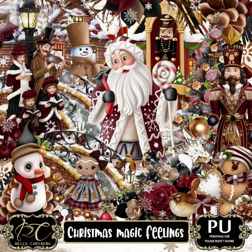 Christmas Magic Feelings, kit from Bella Caribema