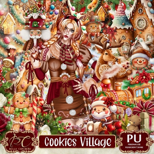 Cookies Village, kit from Bella Caribeña 
