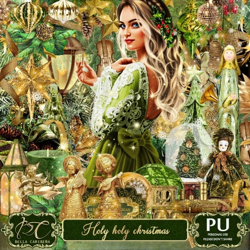 Holly holly Xmas , kit from Bella Caribeña