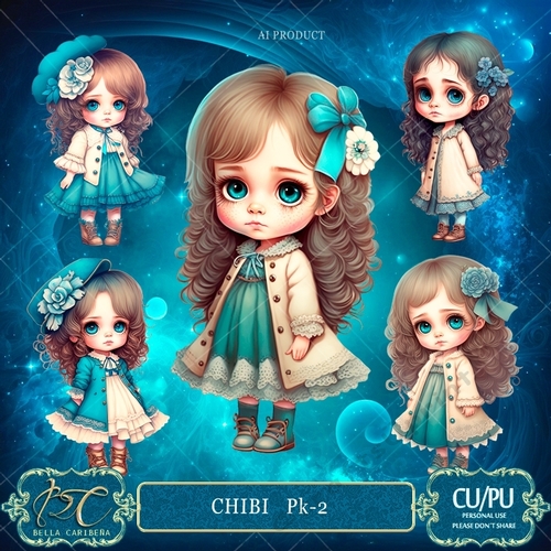 CHIBIS CU/PU PK 2, from Bella Caribeña