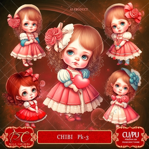 CHIBIS CU/PU PK 3, from Bella Caribeña