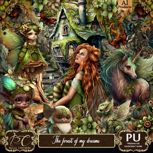 The Forest of my dreams, kit from Bella Caribeña 