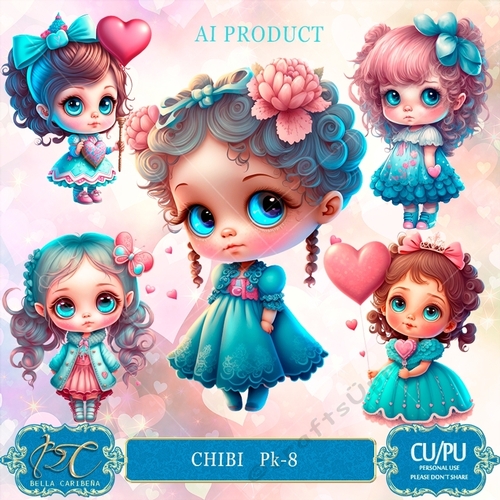 CHIBIS CU/PU PK 8, from Bella Caribeña 