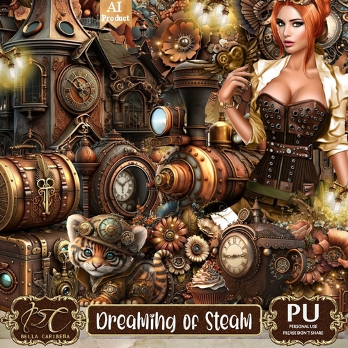 Dreaming of Steam, kit from Bella Caribeña