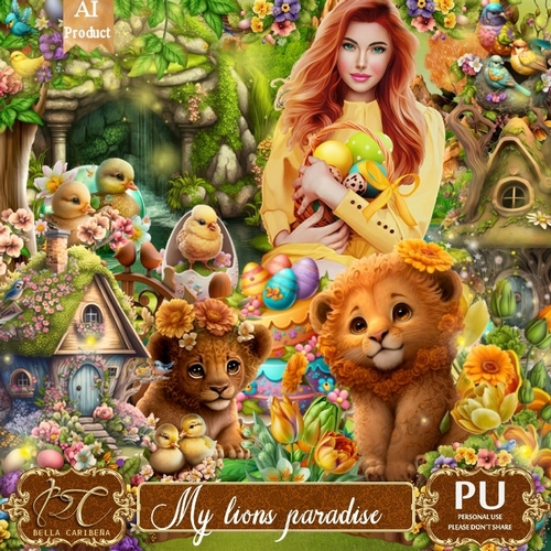 My Lions Paradise, kit from Bella Caribeña 