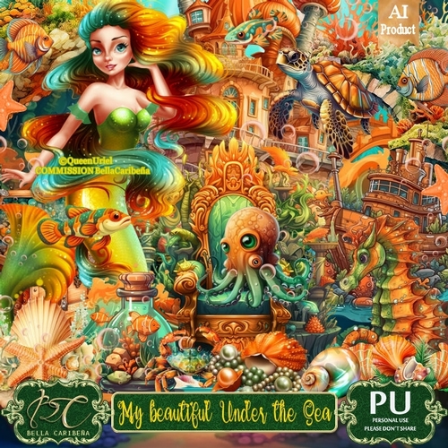 My beautiful Under the Sea, kit from Bella Caribeña