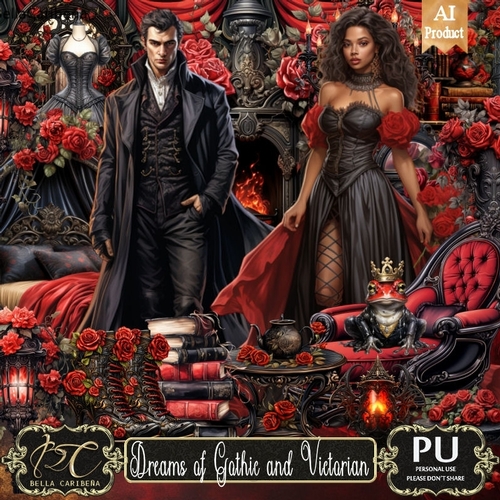 Dreams of Gothic and Victorian, kit from Bella Caribeña 