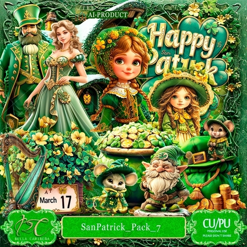 San Patrick Pack 7, CU/PU from Bella Caribeña 